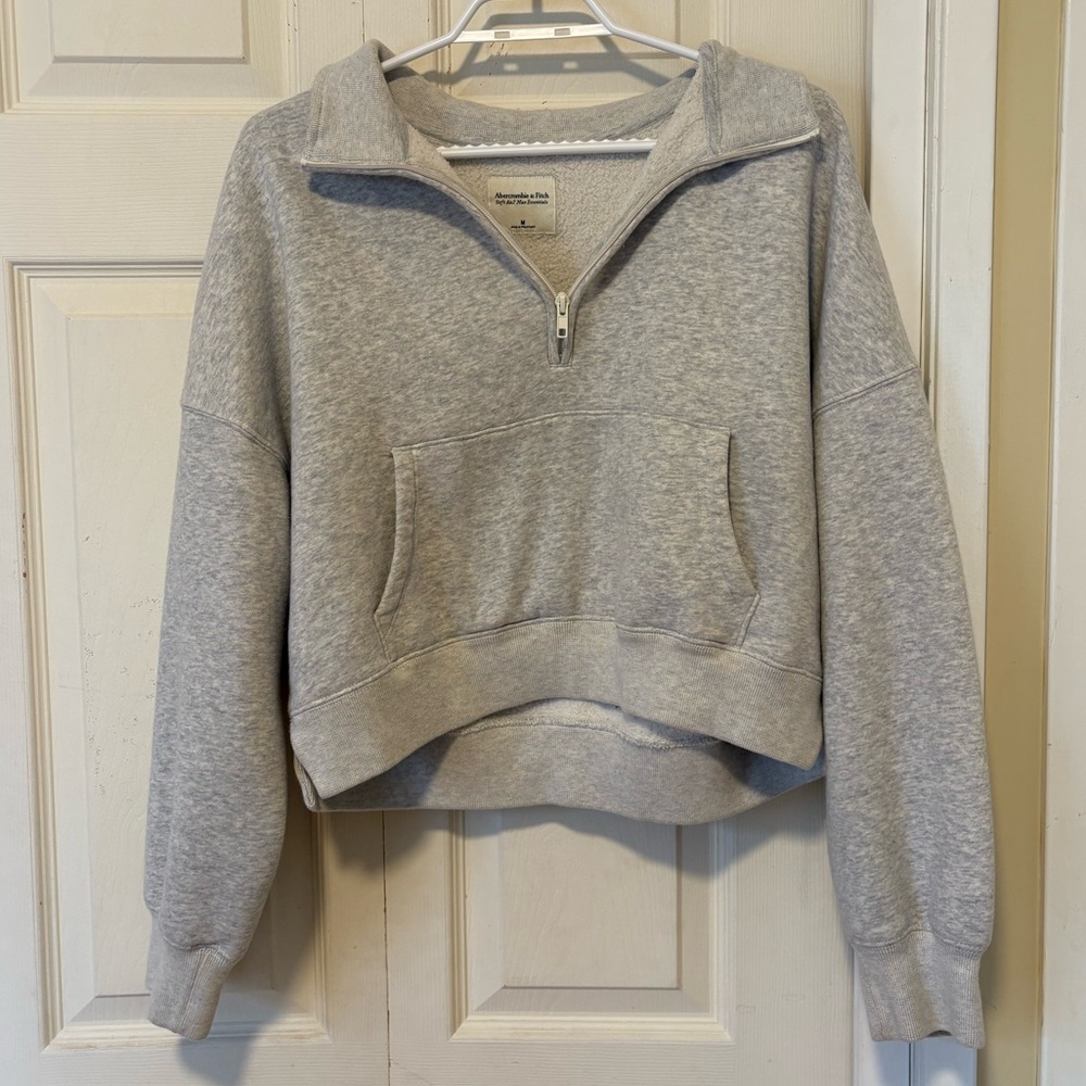 Abercrombie Cropped Quarter Zip